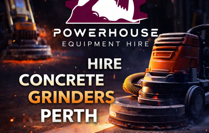 Concrete grinders Perth by PowerHouse Equipment Hire for floor preparation, tile glue removal and epoxy flooring