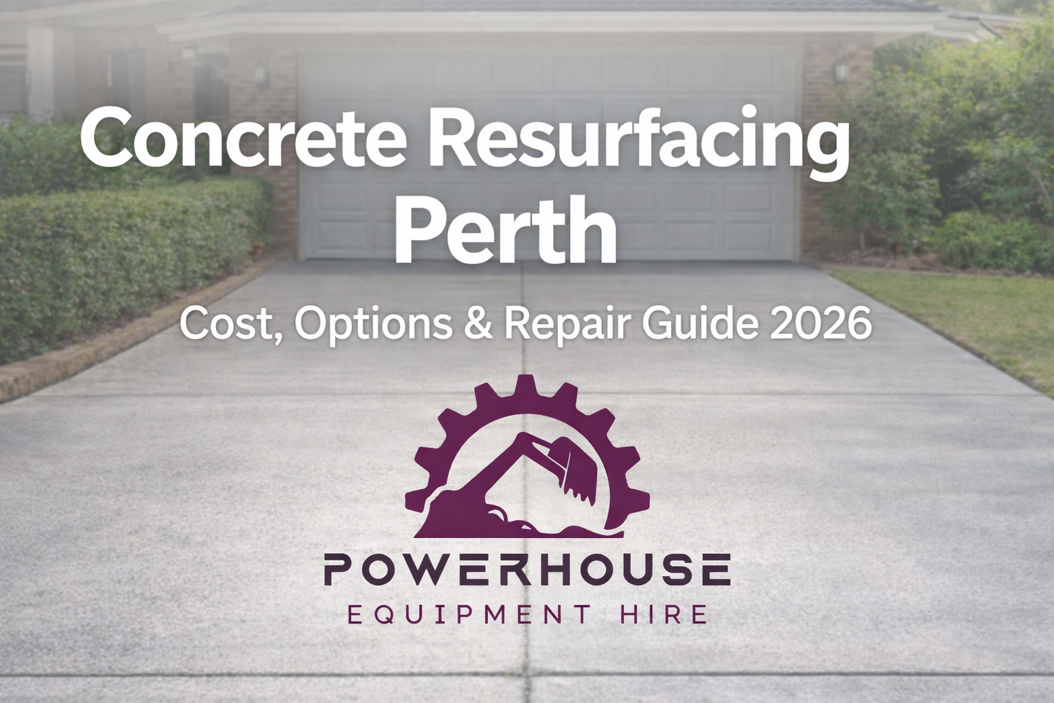 Concrete resurfacing Perth driveway before and after repair guide 2026
